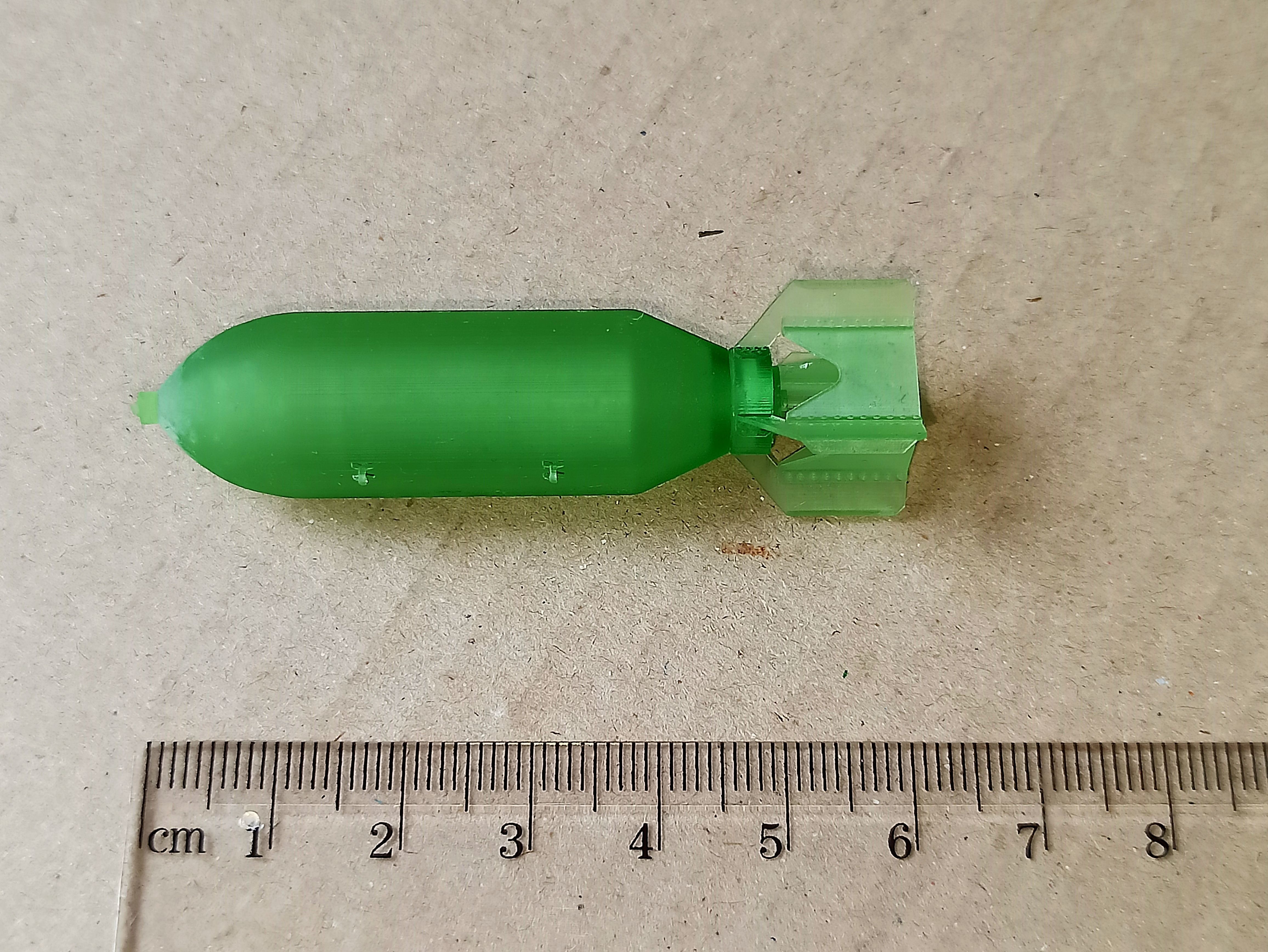 US GP BOMB AN-M64A1 500LB 1-24 3D print model_8