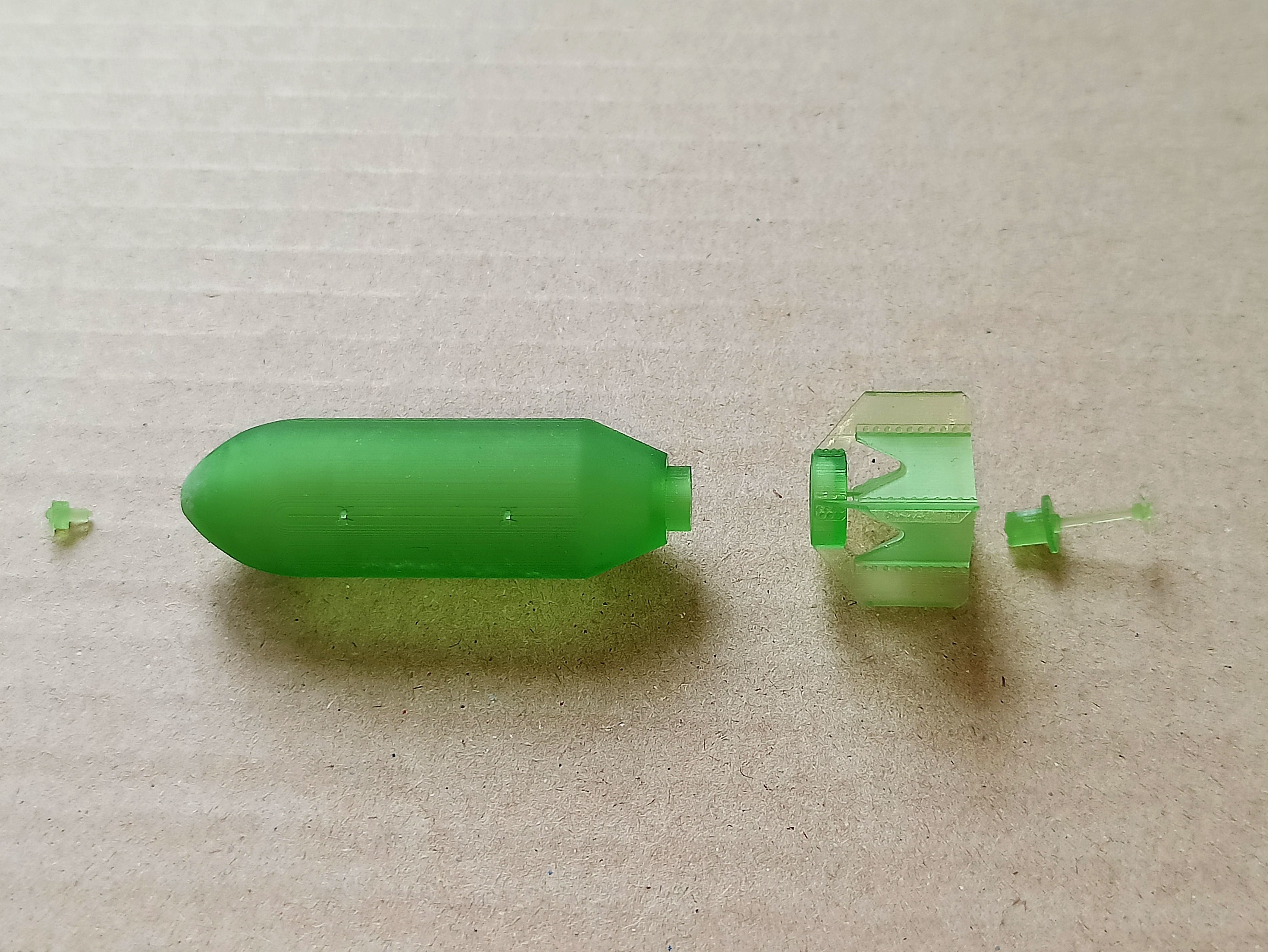 US GP BOMB AN-M64A1 500LB 1-24 3D print model_9