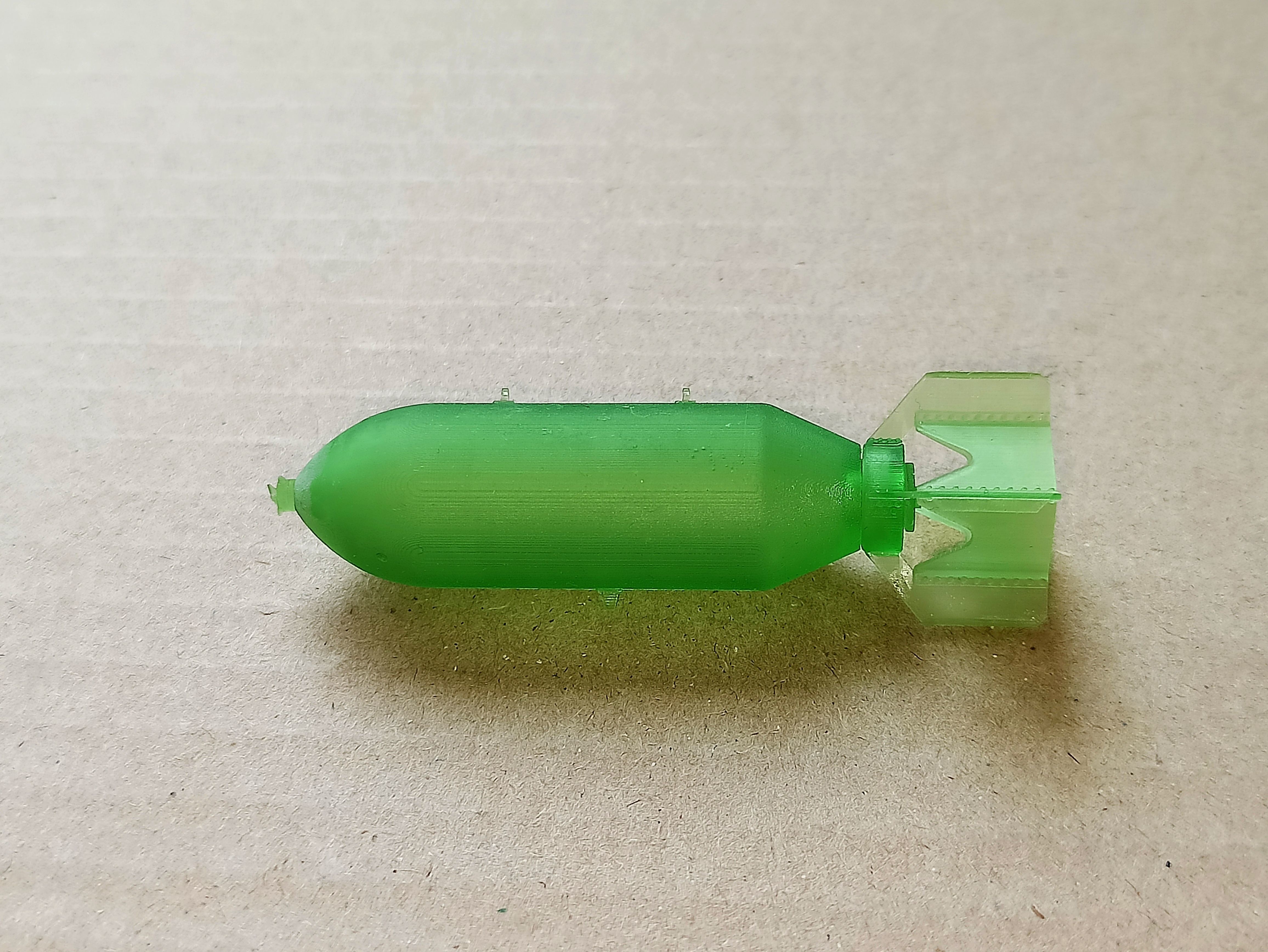 US GP BOMB AN-M64A1 500LB 1-24 3D print model_5