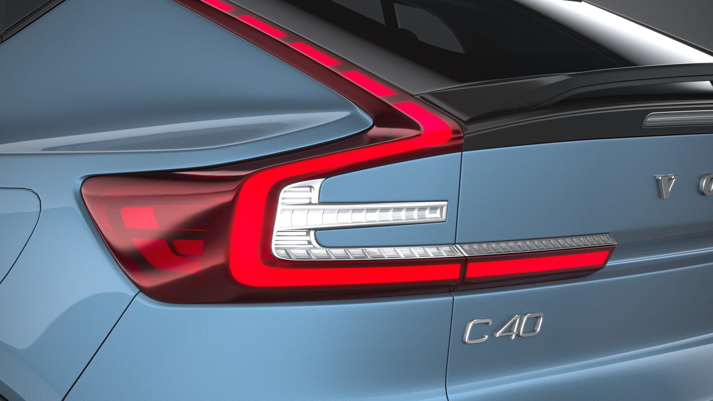 Volvo C40 Recharge 2022 3D model_15