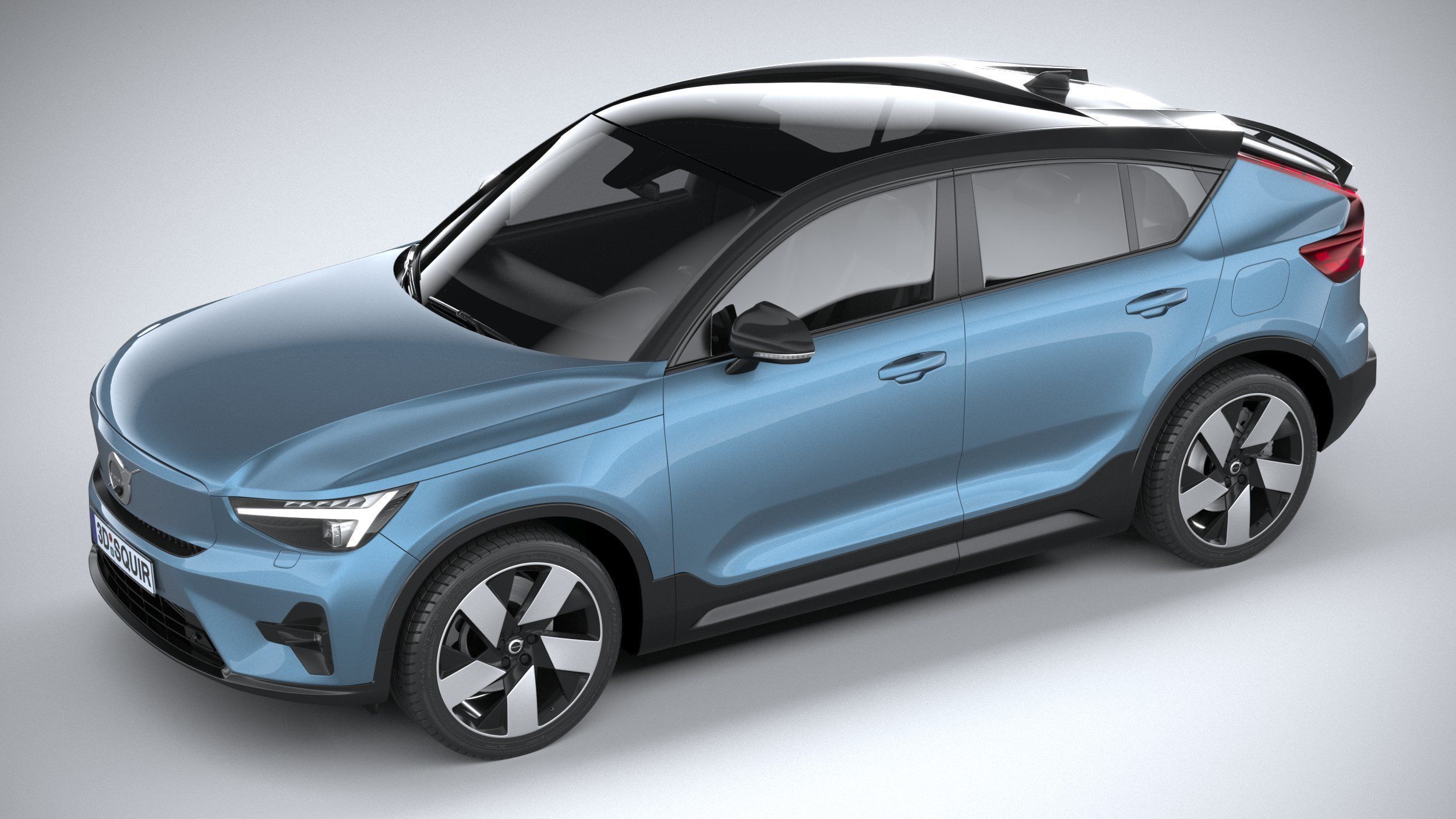 Volvo C40 Recharge 2022 3D model_7