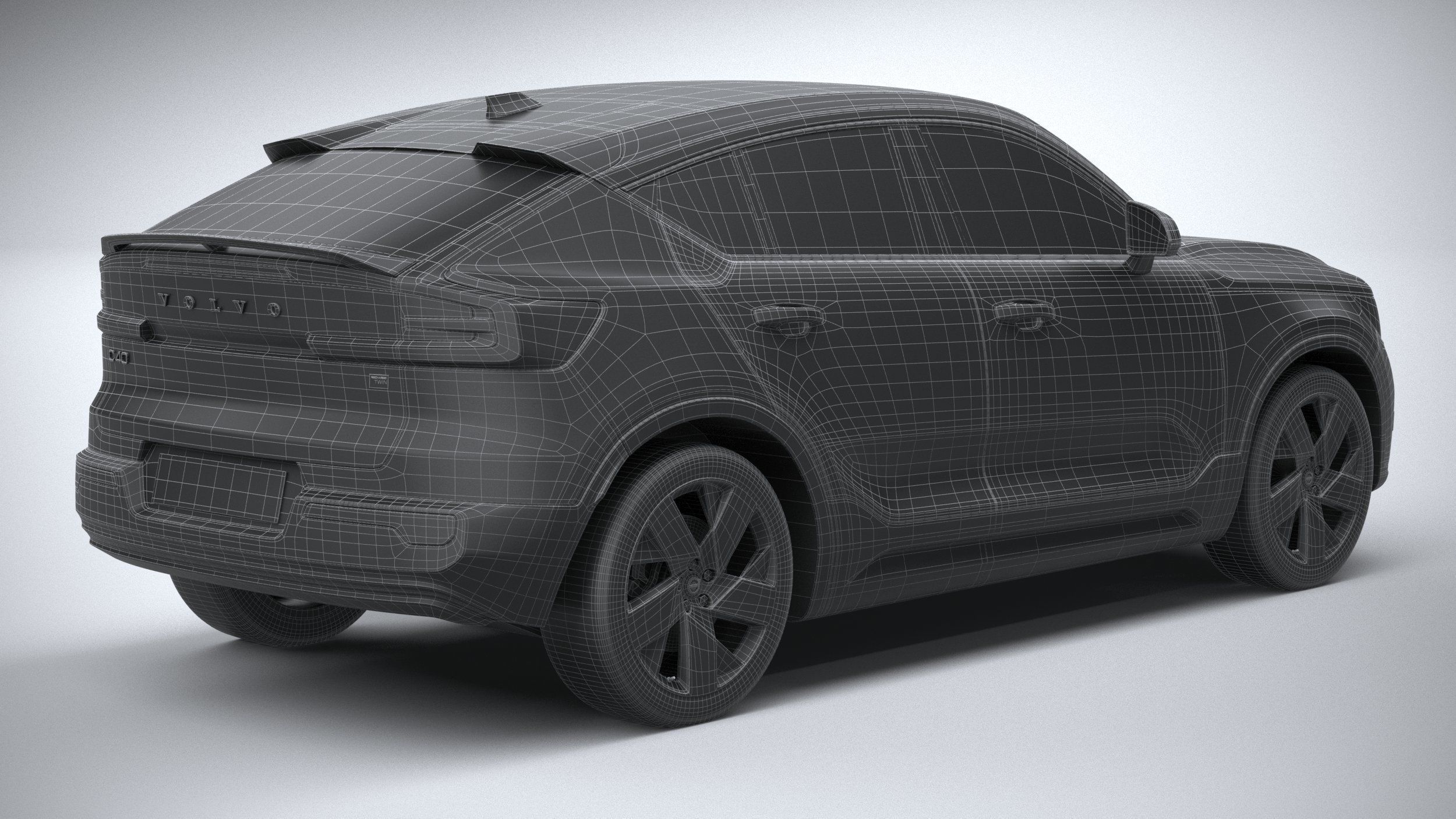 Volvo C40 Recharge 2022 3D model_29