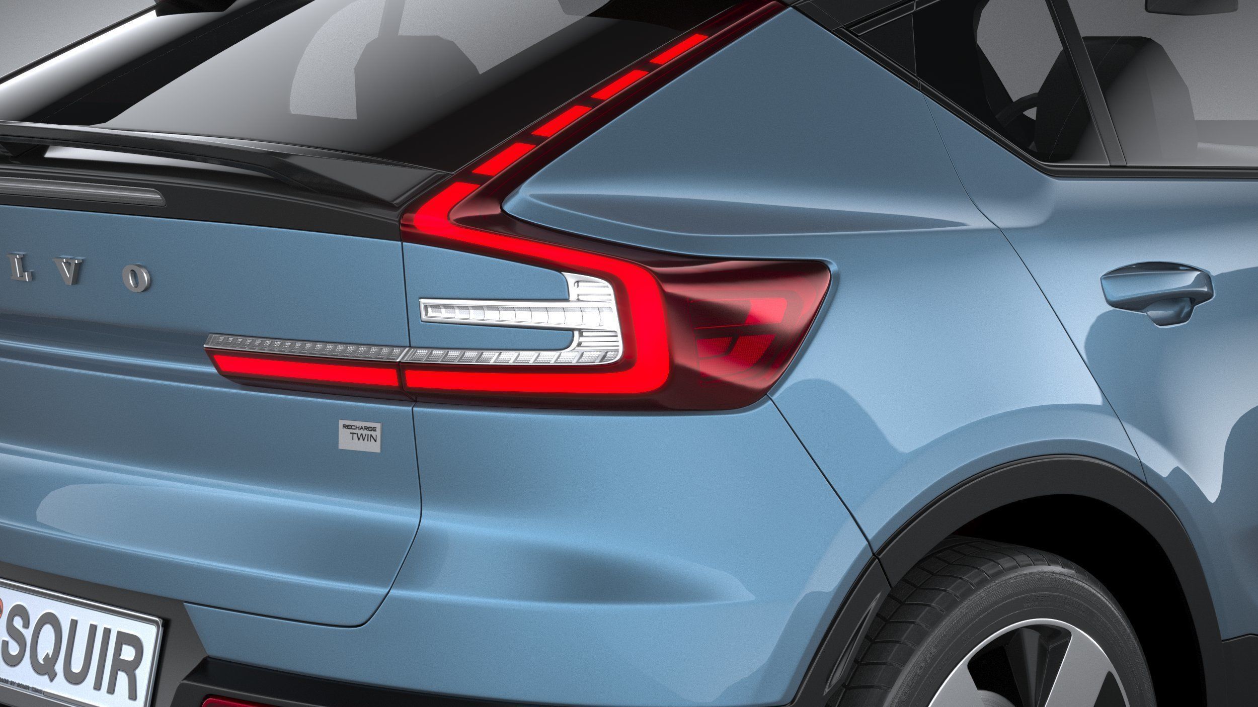 Volvo C40 Recharge 2022 3D model_18