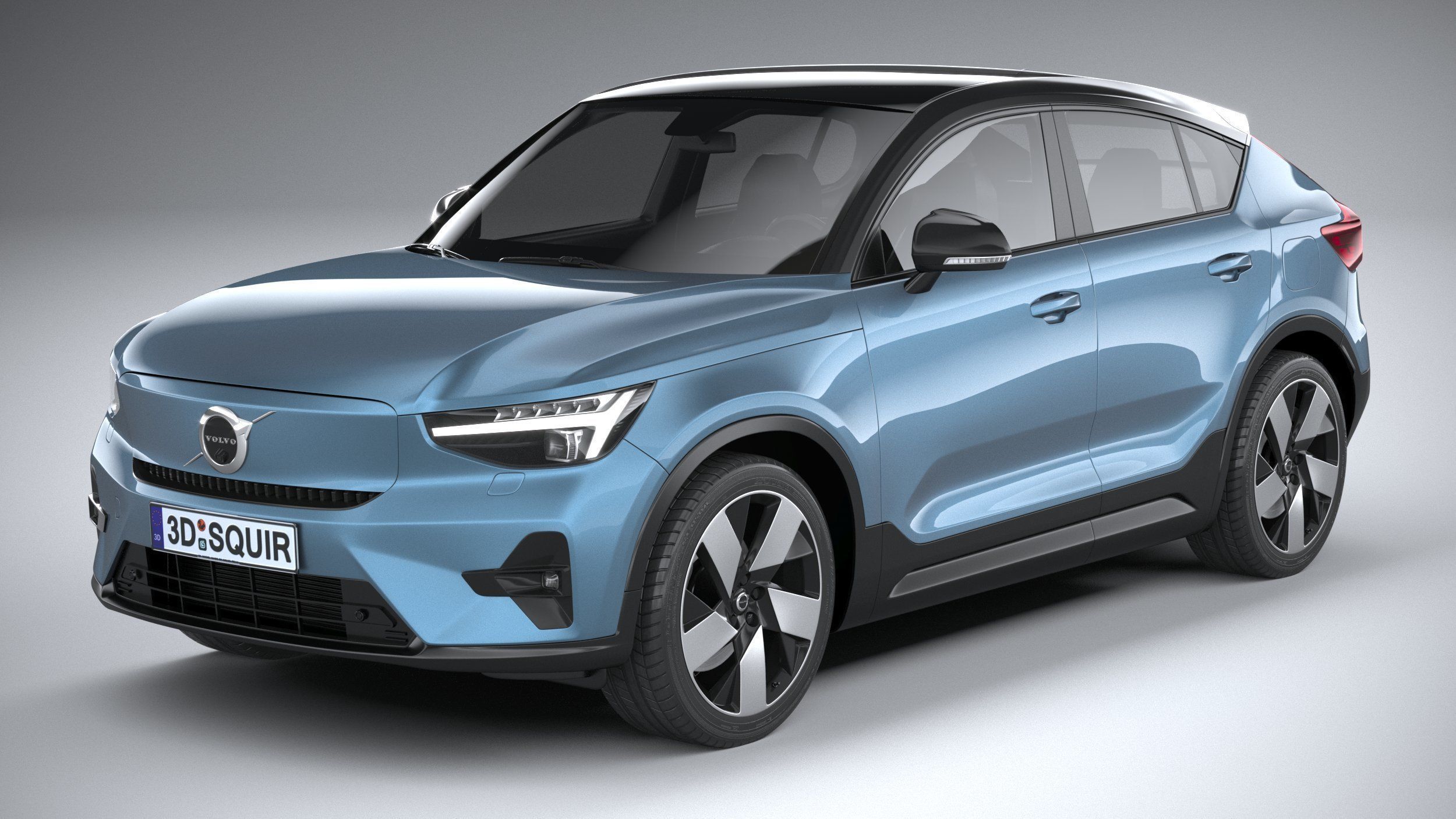 Volvo C40 Recharge 2022 3D model_1