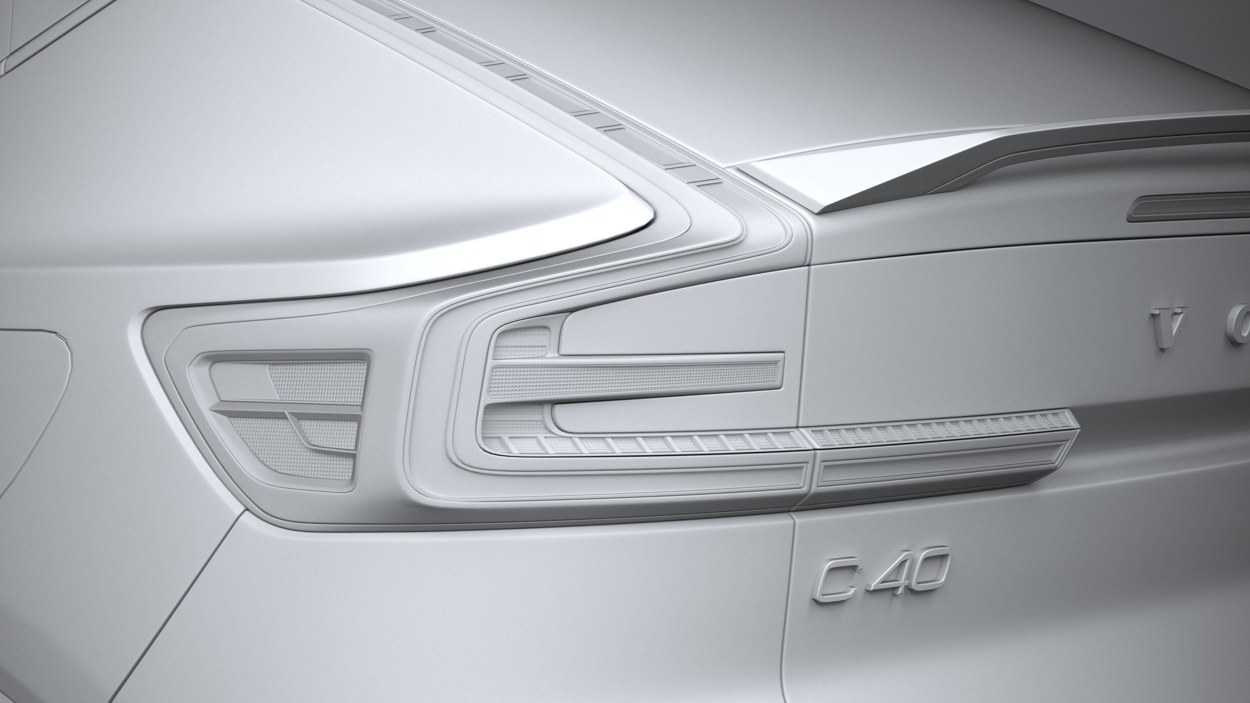 Volvo C40 Recharge 2022 3D model_24