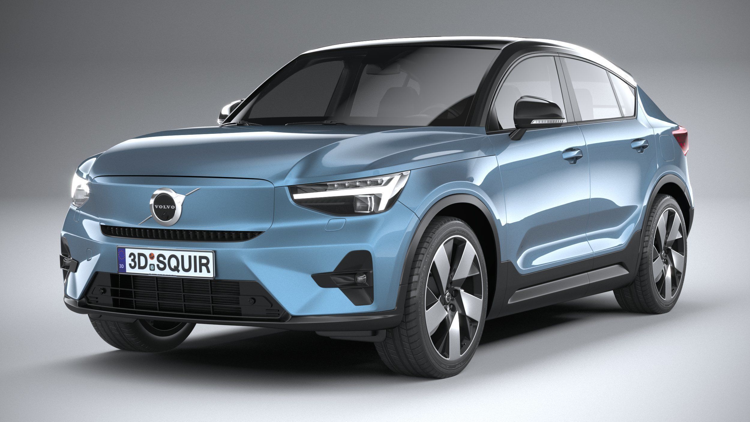 Volvo C40 Recharge 2022 3D model_2