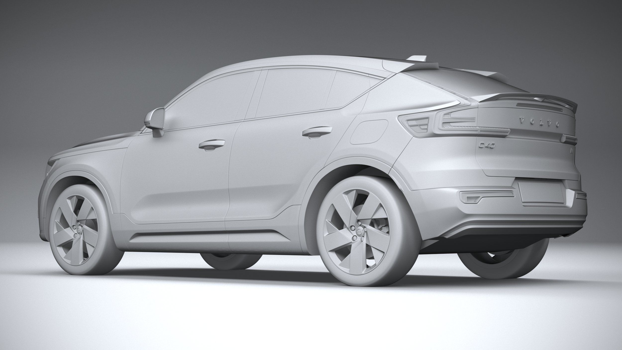 Volvo C40 Recharge 2022 3D model_21