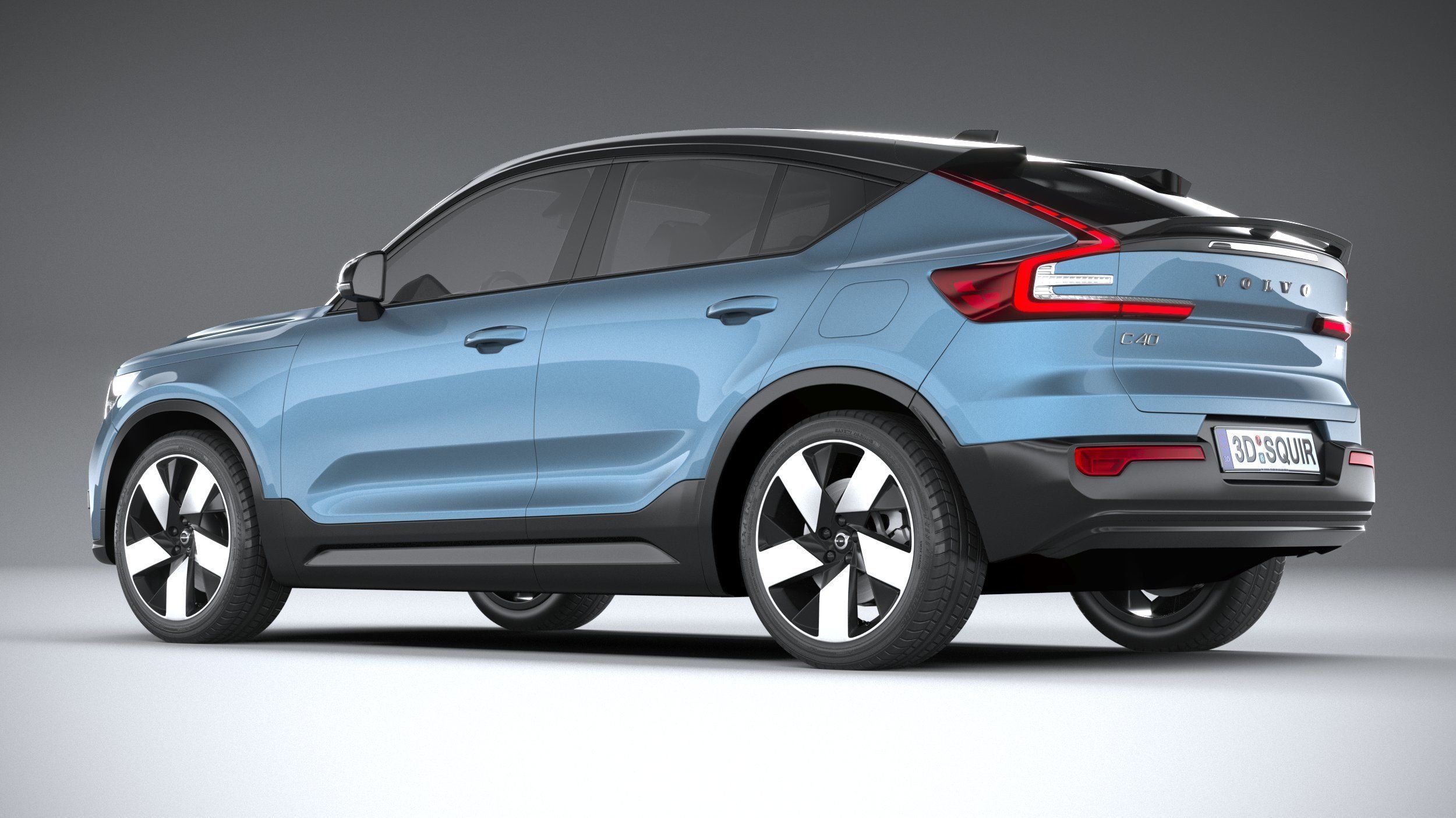 Volvo C40 Recharge 2022 3D model_5
