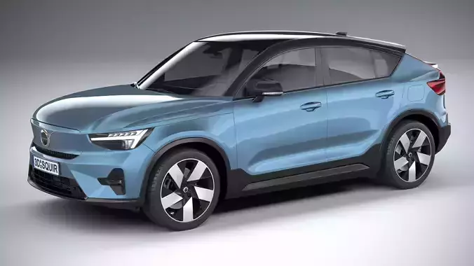 Volvo C40 Recharge 2022 3D model