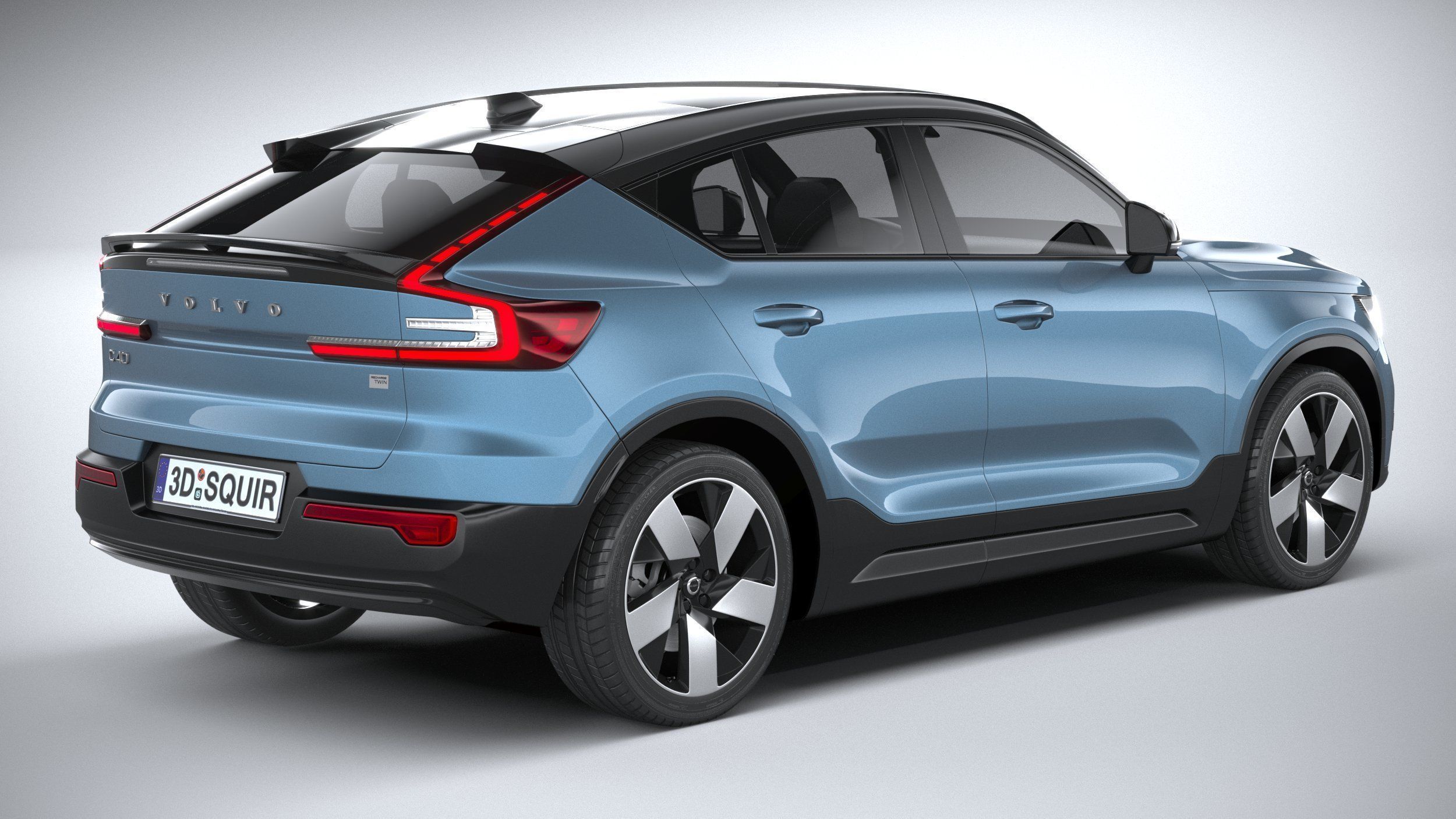 Volvo C40 Recharge 2022 3D model_17