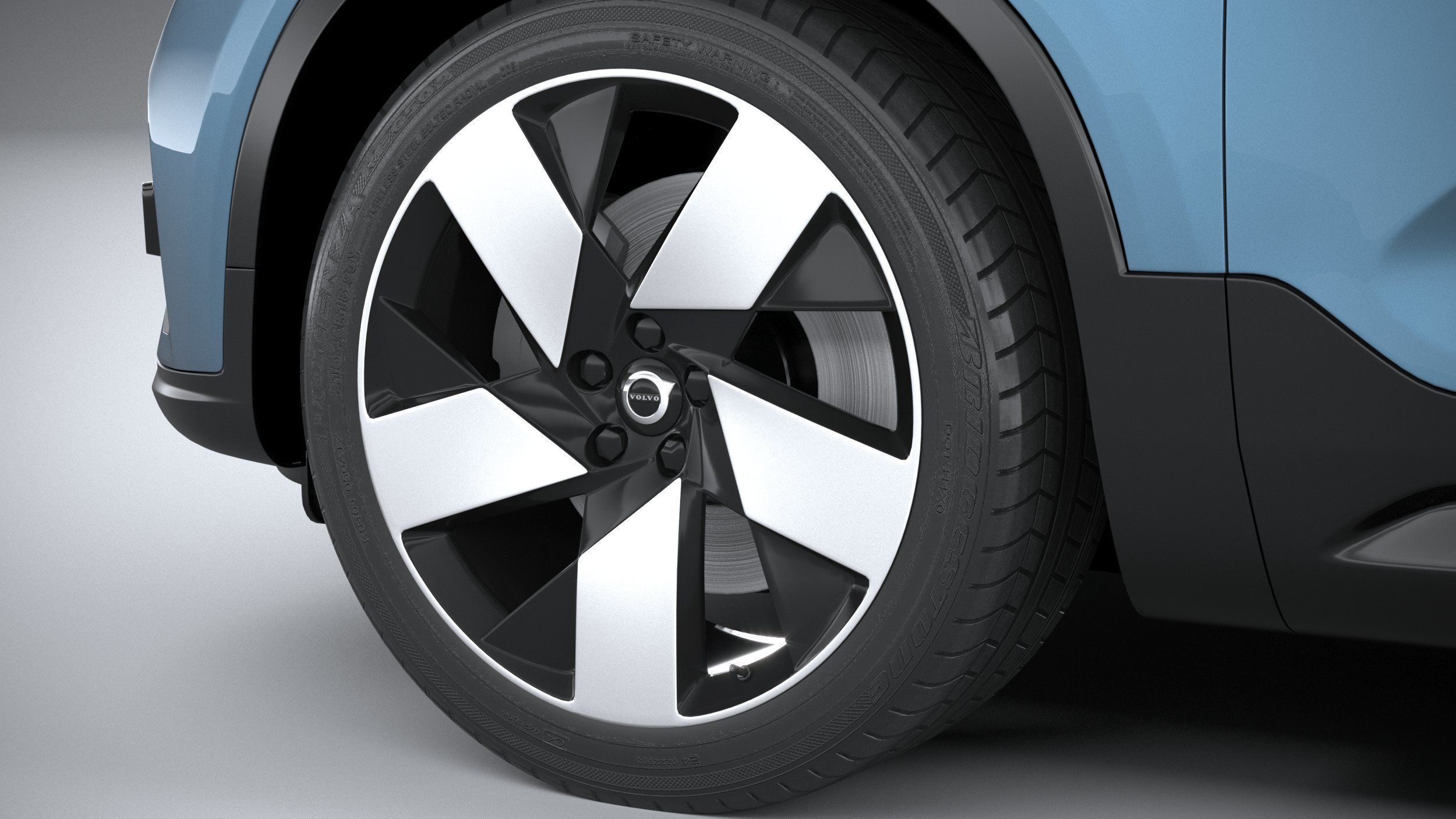 Volvo C40 Recharge 2022 3D model_16