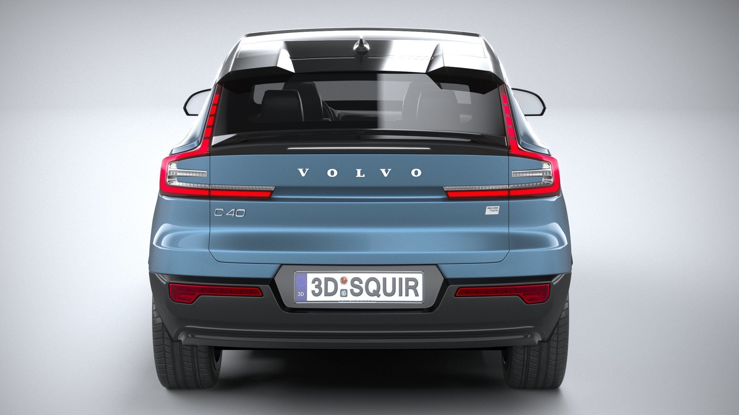 Volvo C40 Recharge 2022 3D model_4
