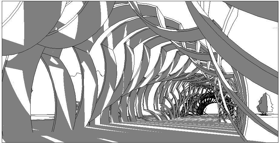 geometric mass revit Free low-poly 3D model_3