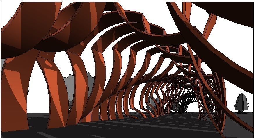 geometric mass revit Free low-poly 3D model_1