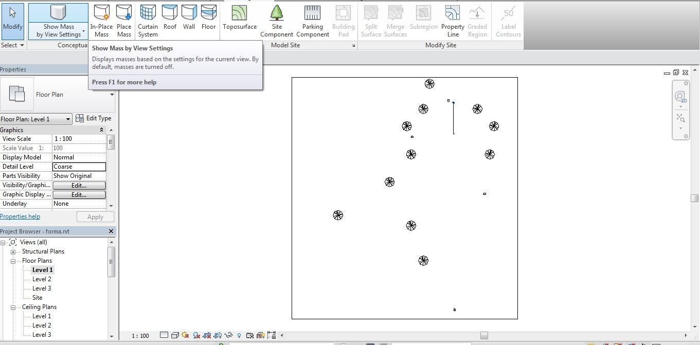 geometric mass revit Free low-poly 3D model_5