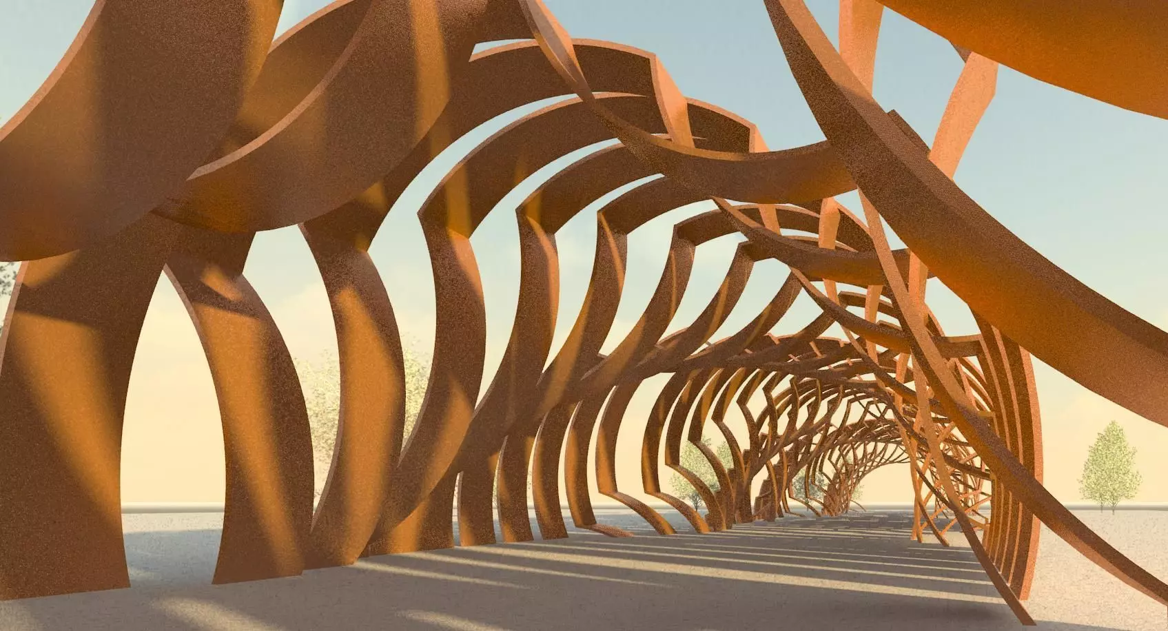 geometric mass revit Free low-poly 3D model_0