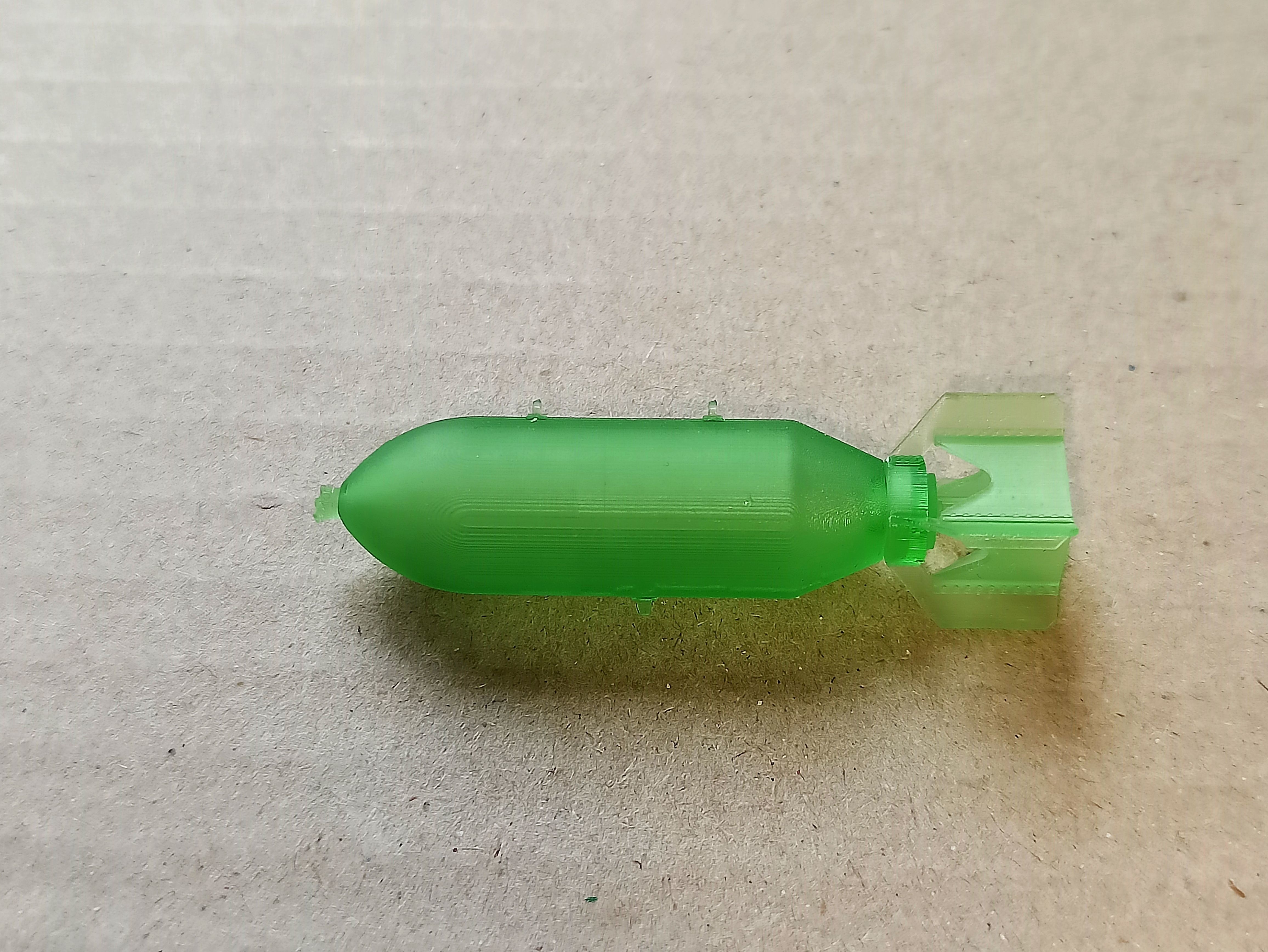 US GP BOMB AN-M64A1 500LB 1-32 1-35 3D print model_5