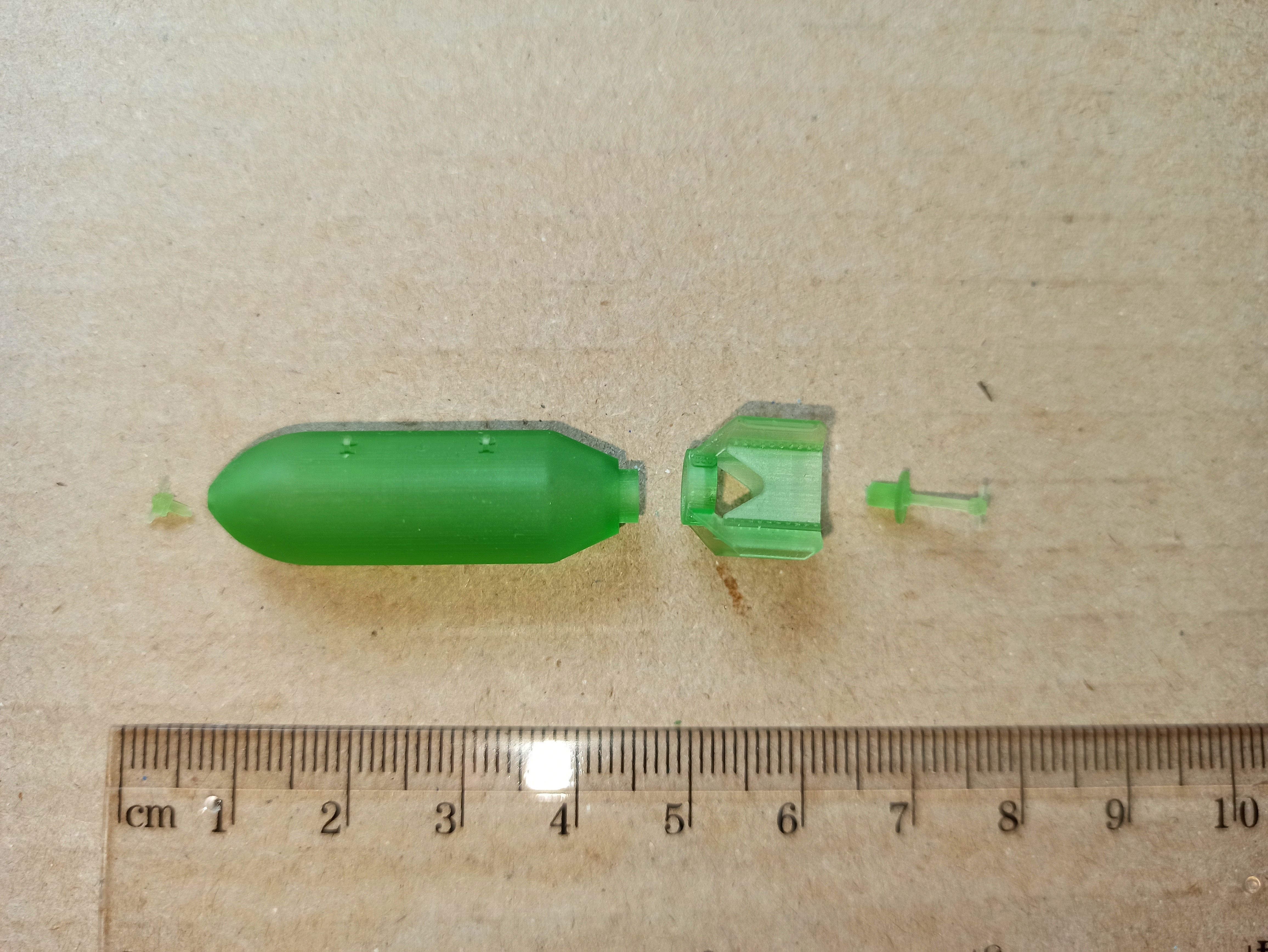 US GP BOMB AN-M64A1 500LB 1-32 1-35 3D print model_9