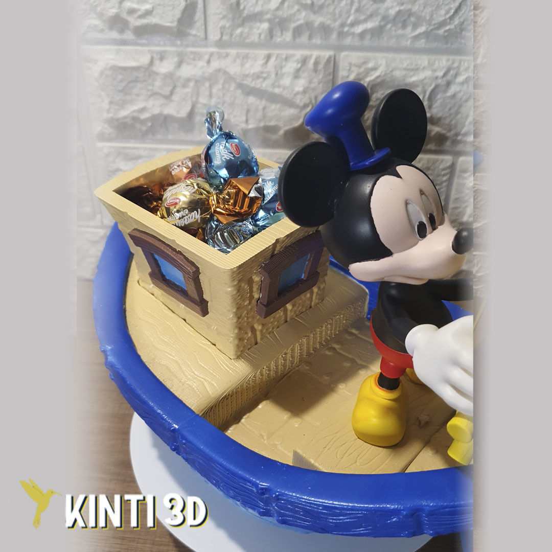 Mickey Steamboat Willie 3D print model_5
