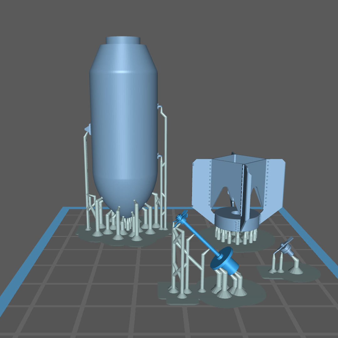 US GP BOMB AN-M65A1 1000LB 1-24 3D print model_10