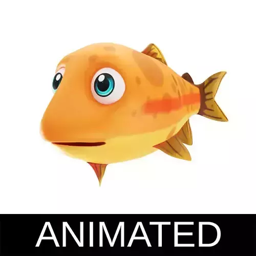 Rainbow Trout Fish Cartoon Animated