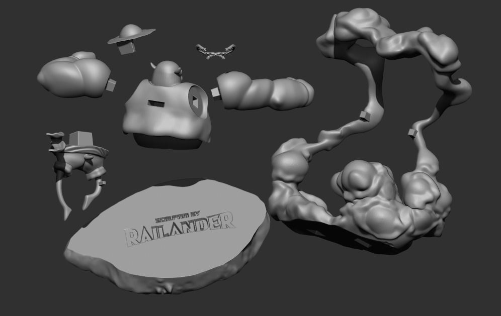 Jake The Dog Gear 4 One Piece 3D print model_13