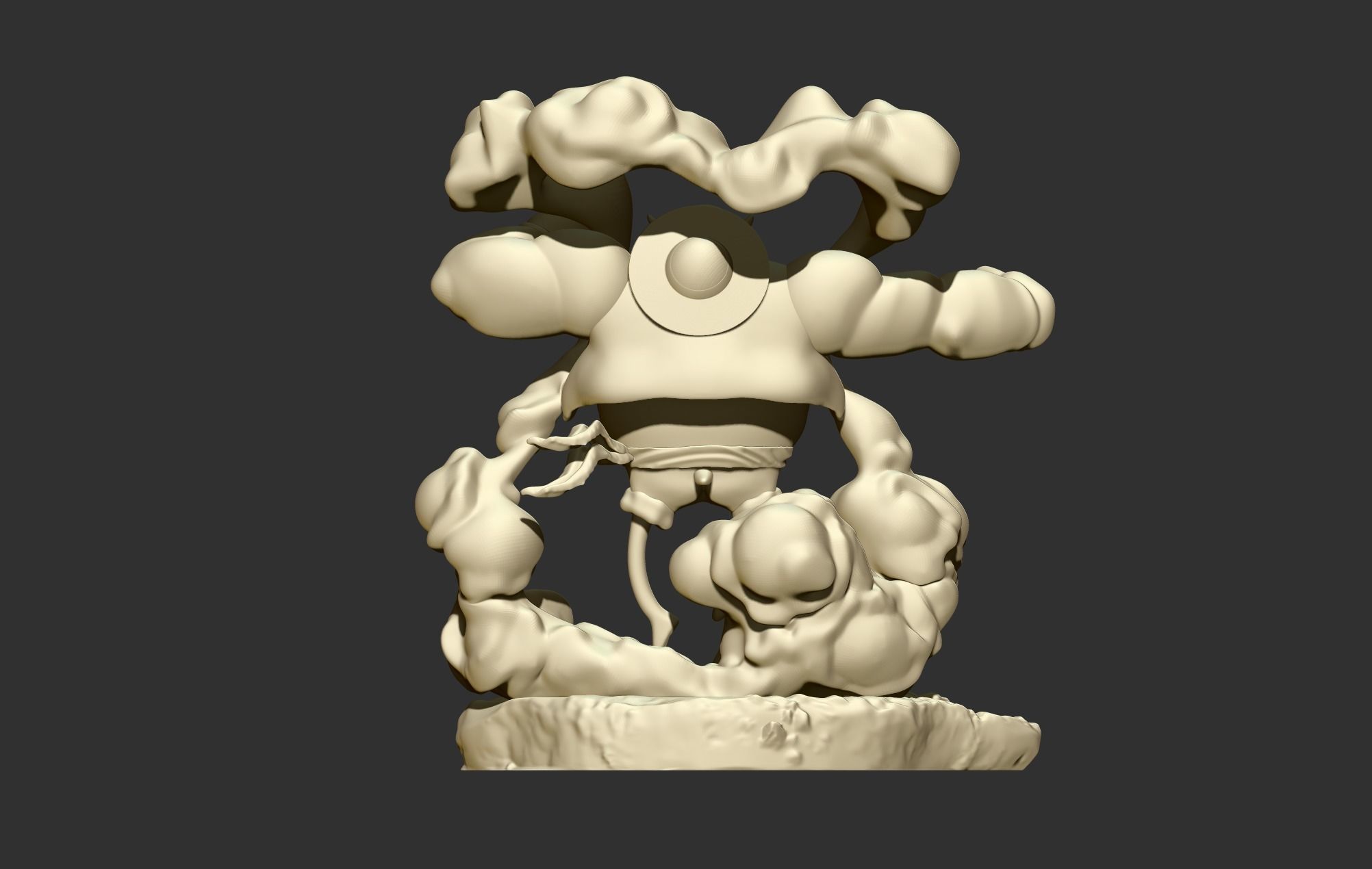 Jake The Dog Gear 4 One Piece 3D print model_9