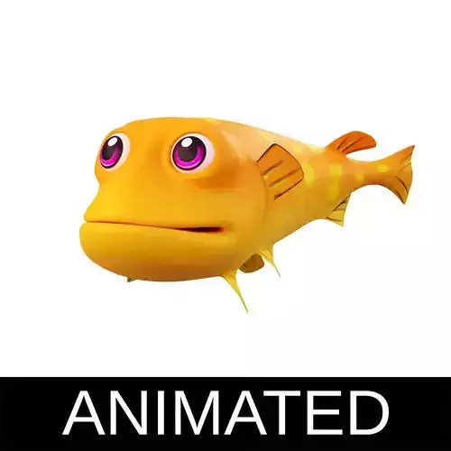 Northern Pike Fish Cartoon Animated