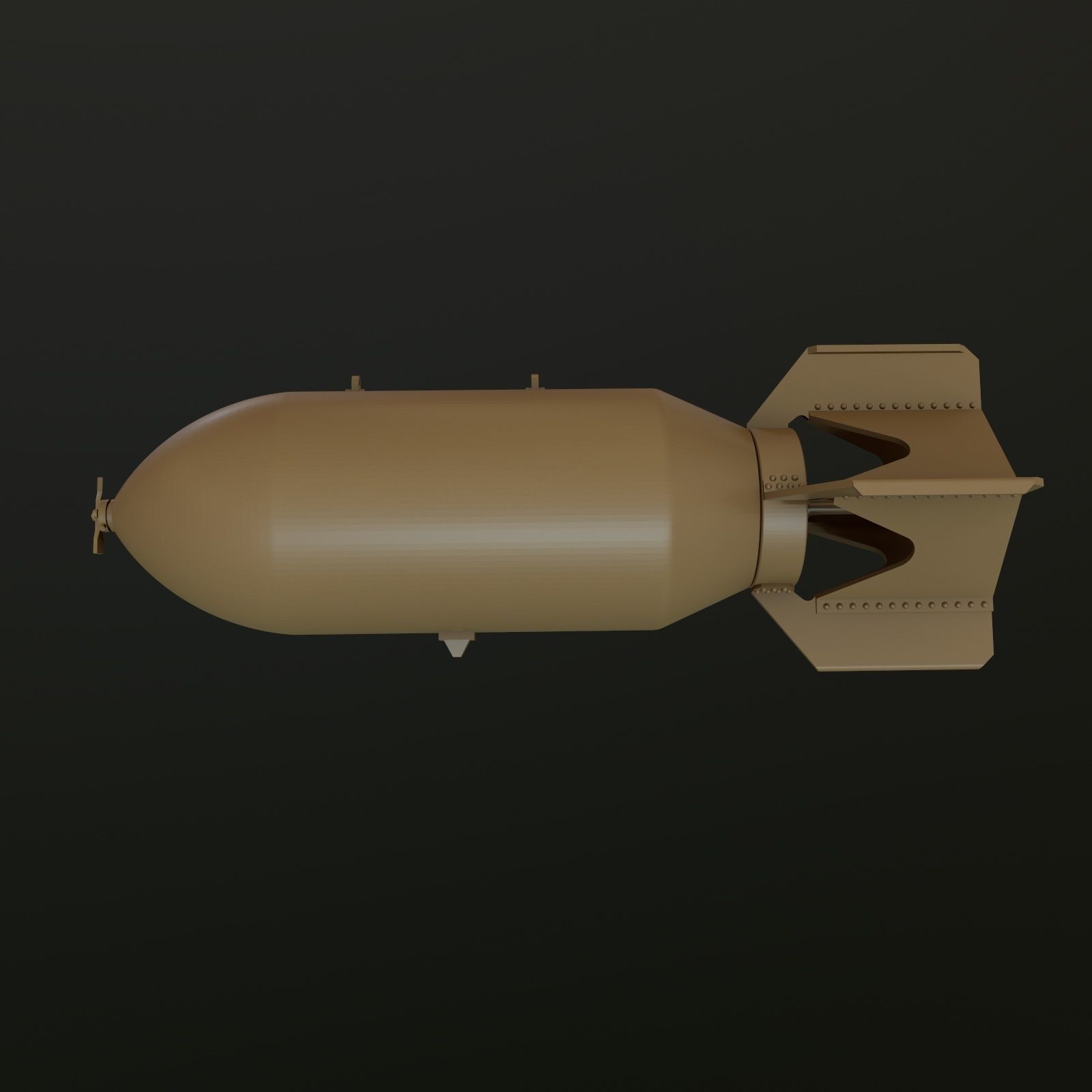 US GP BOMB AN-M65A1 1000LB 1-32 1-35 3D print model_2