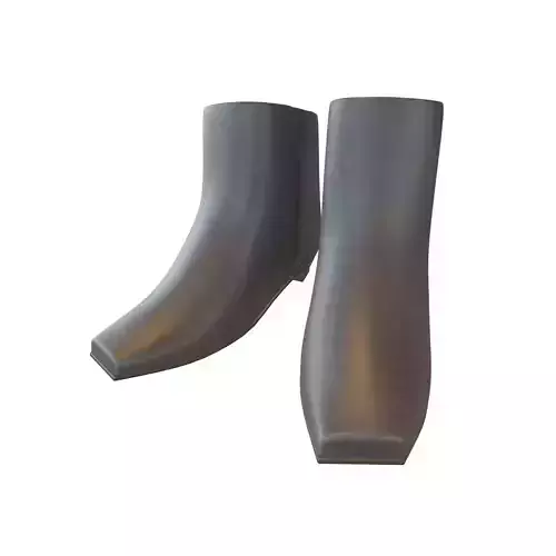 Square Toe Short Boots v1 003