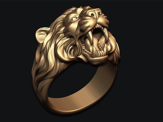 ring lion v4 3D print model