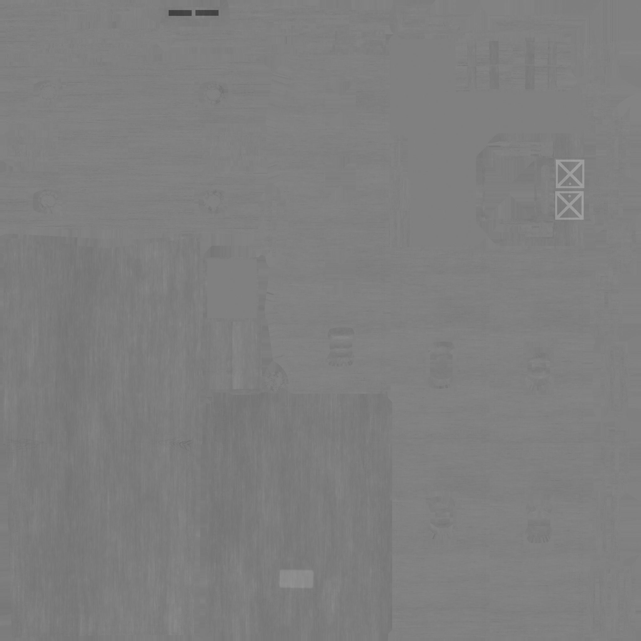 Western Barber Shop - Wild West - Building Backdrop Full Perm Low-poly 3D model_17