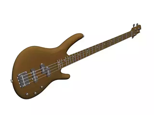 Bass Guitar 3D model