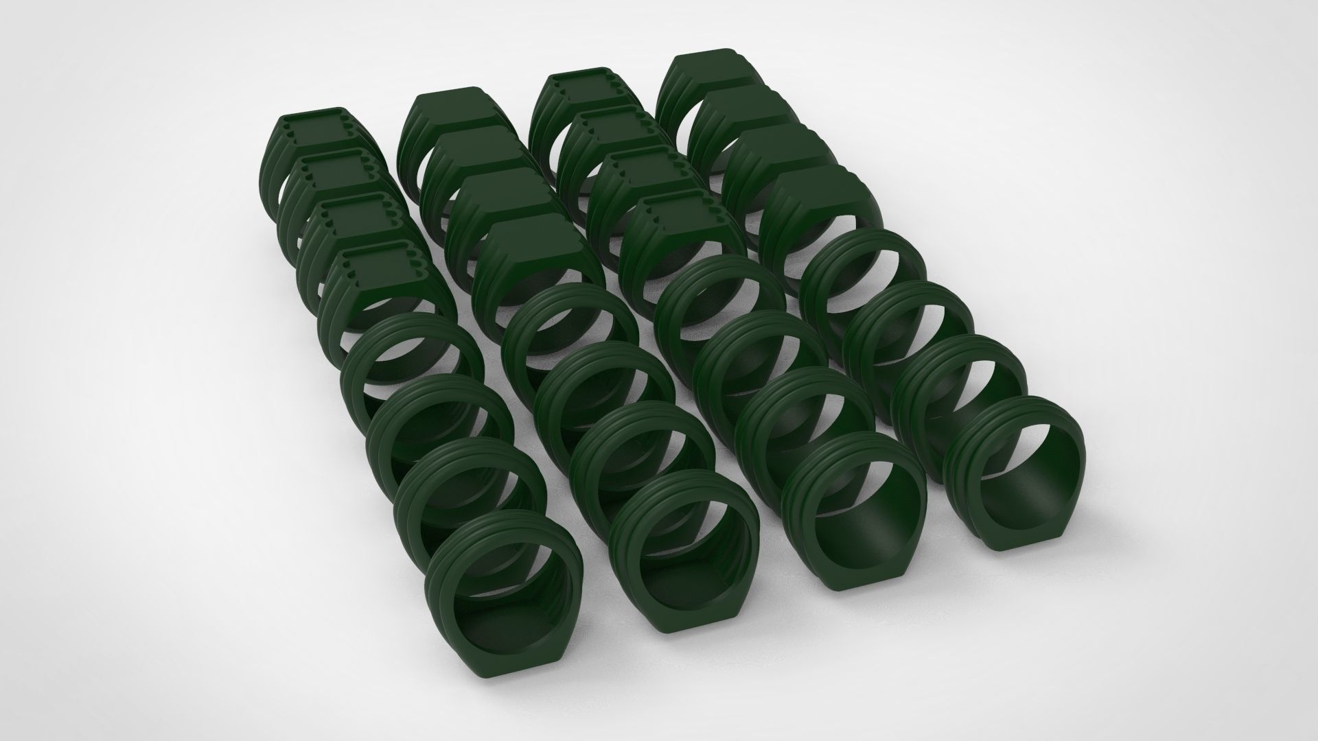 Giant Men Signet Ring Collection 1572 Rings In The Package _117