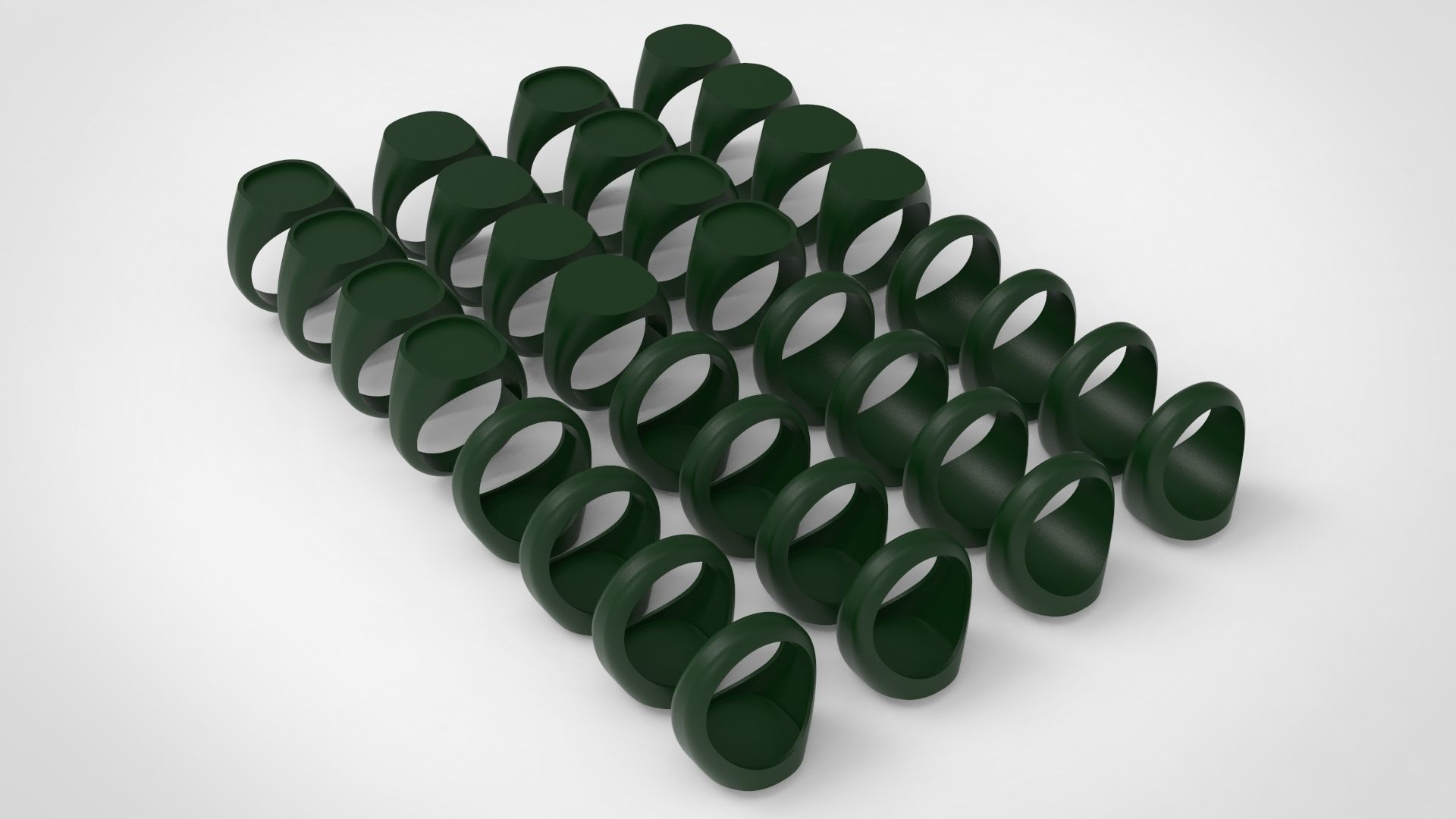 Giant Men Signet Ring Collection 1572 Rings In The Package _100