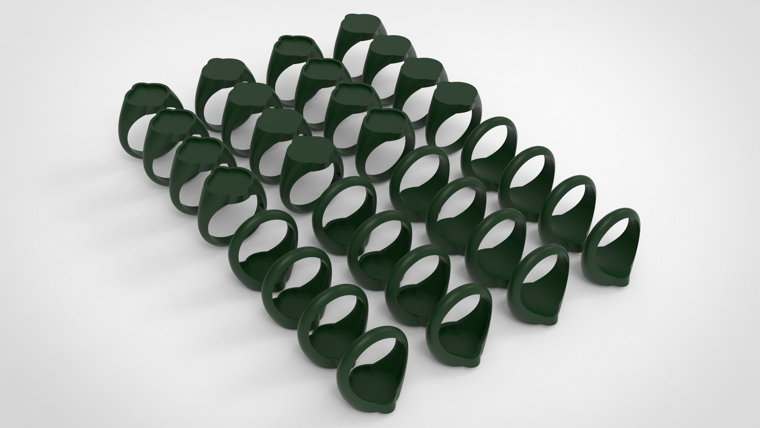 Giant Men Signet Ring Collection 1572 Rings In The Package _68