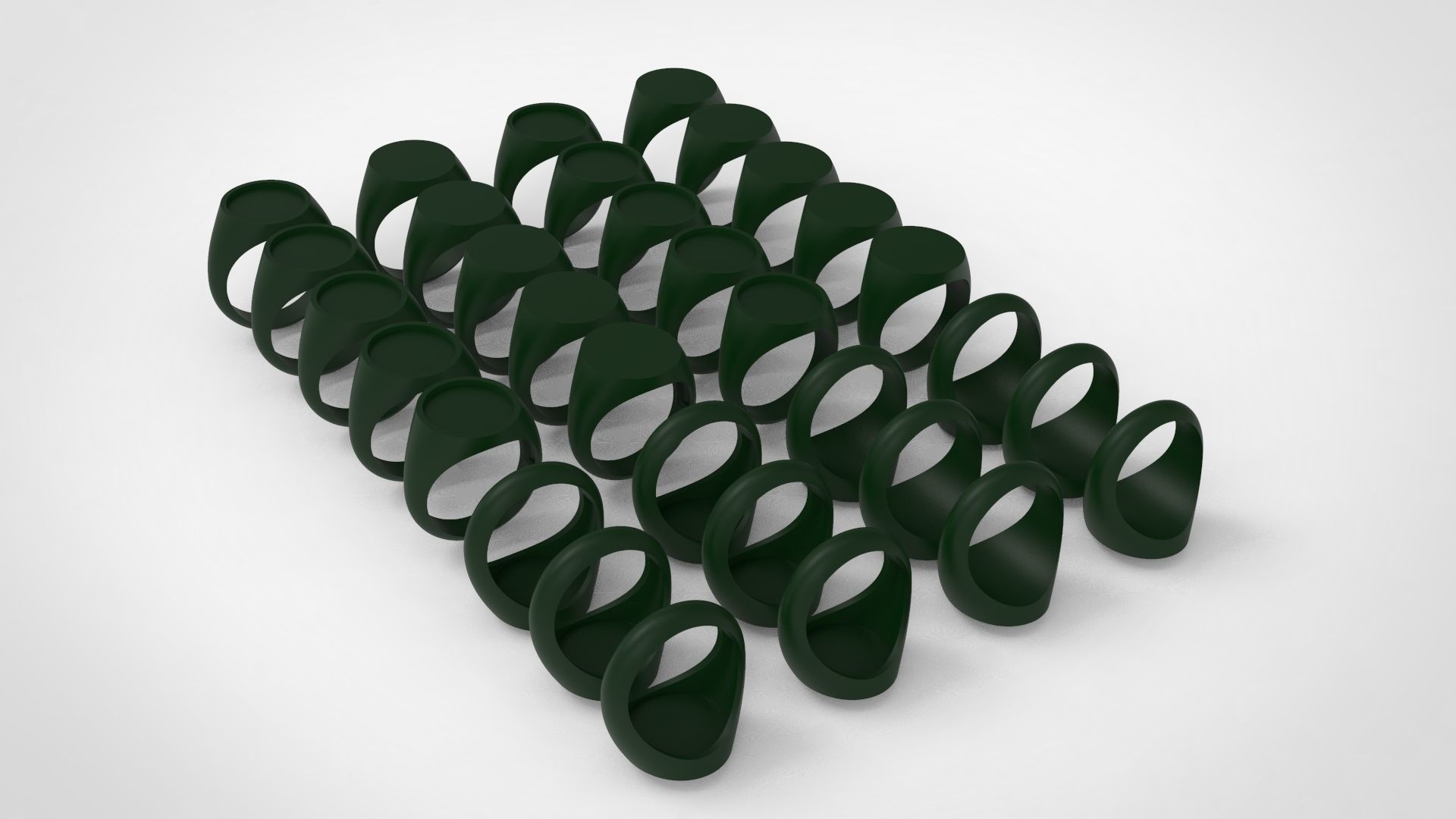 Giant Men Signet Ring Collection 1572 Rings In The Package _135