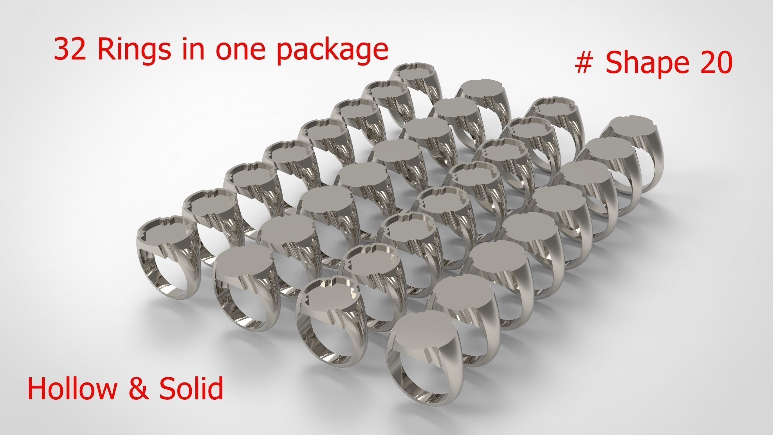 Giant Men Signet Ring Collection 1572 Rings In The Package _78