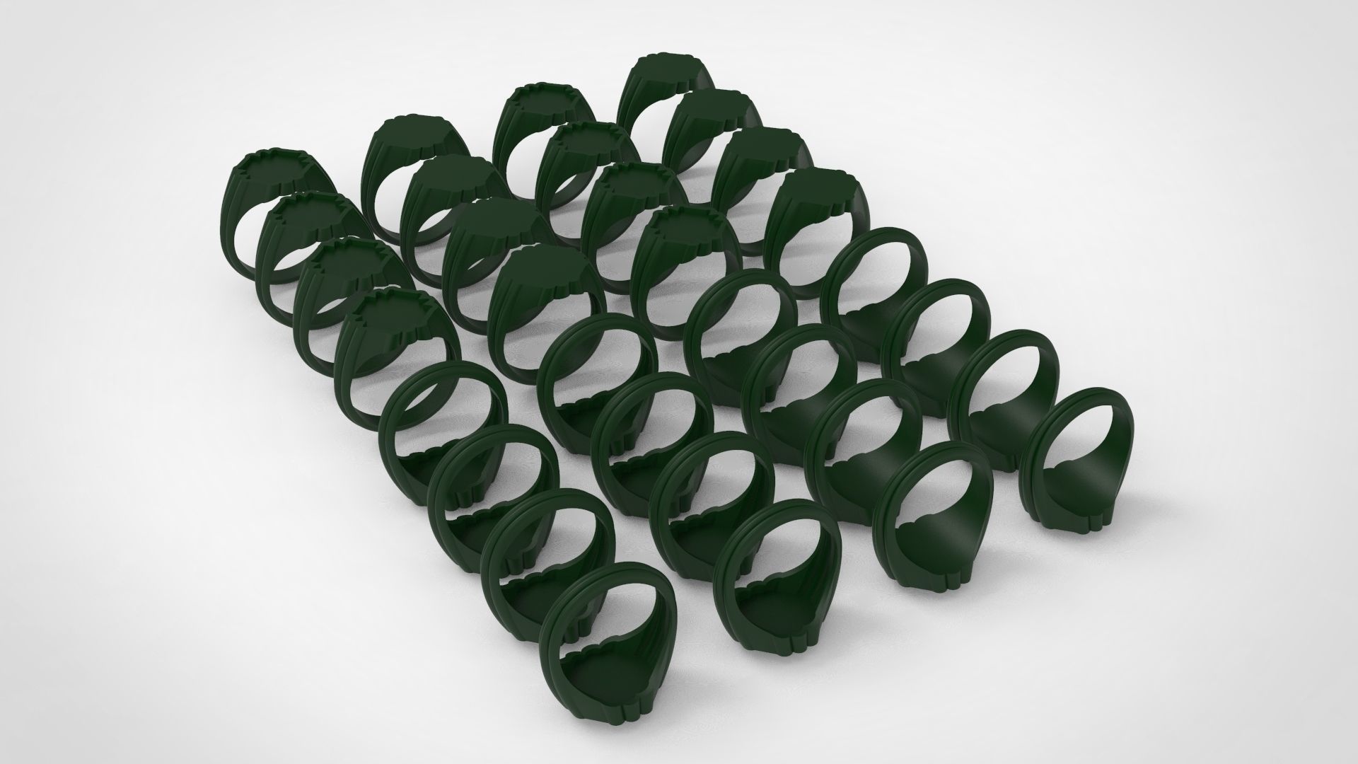 Giant Men Signet Ring Collection 1572 Rings In The Package _119