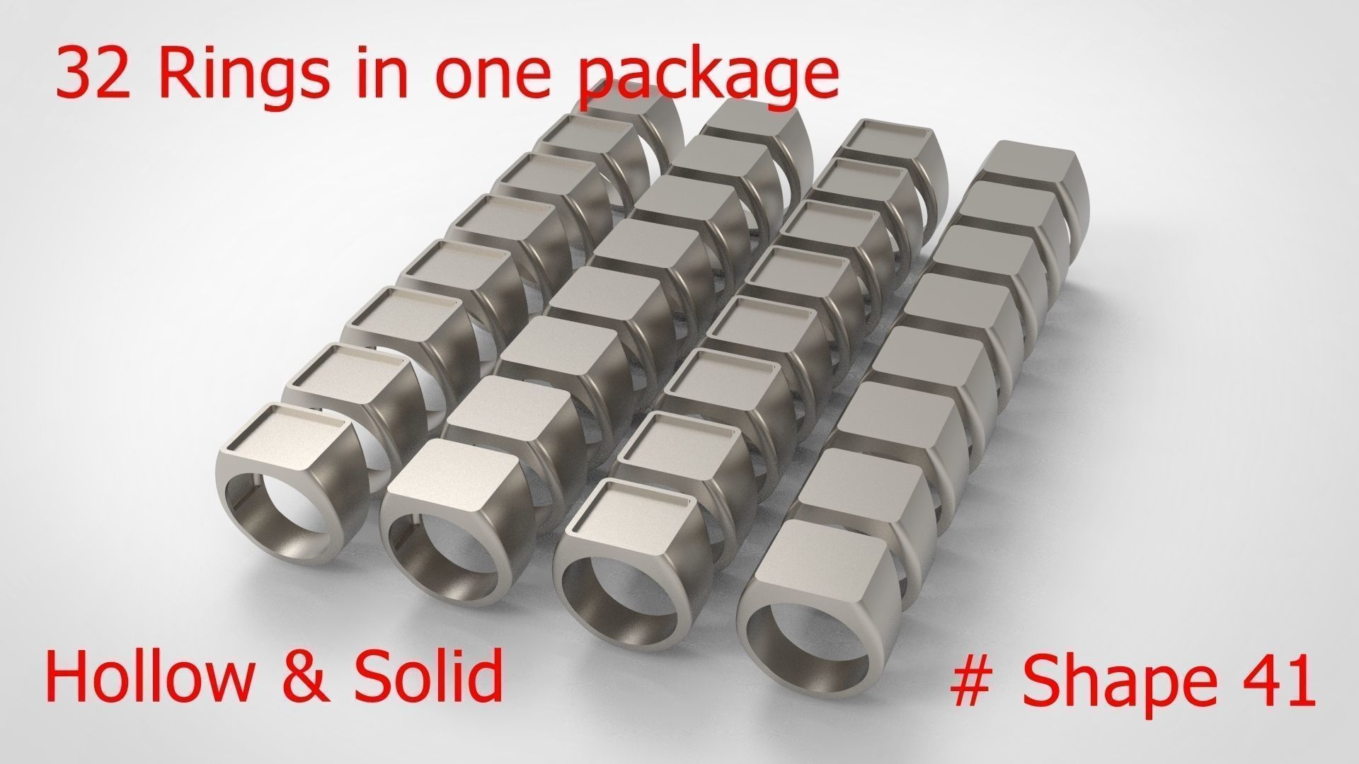 Giant Men Signet Ring Collection 1572 Rings In The Package _130