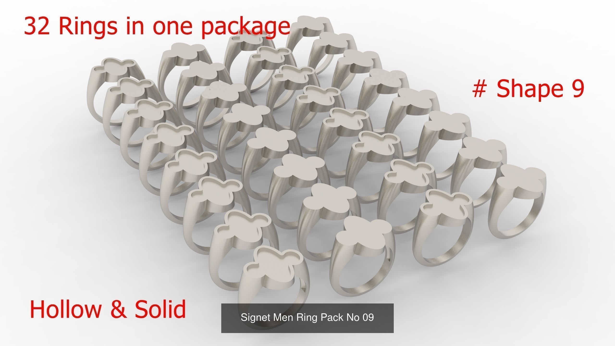 Giant Men Signet Ring Collection 1572 Rings In The Package _27