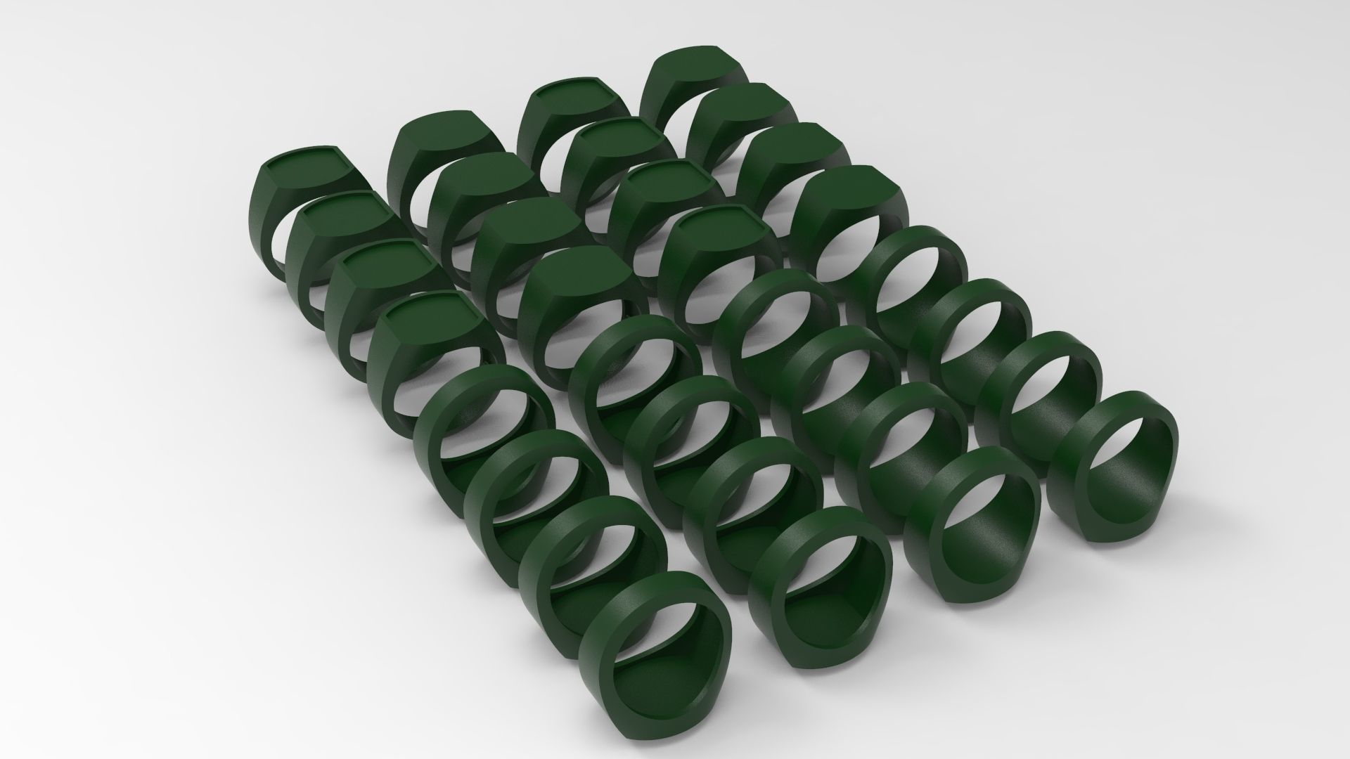 Giant Men Signet Ring Collection 1572 Rings In The Package _113