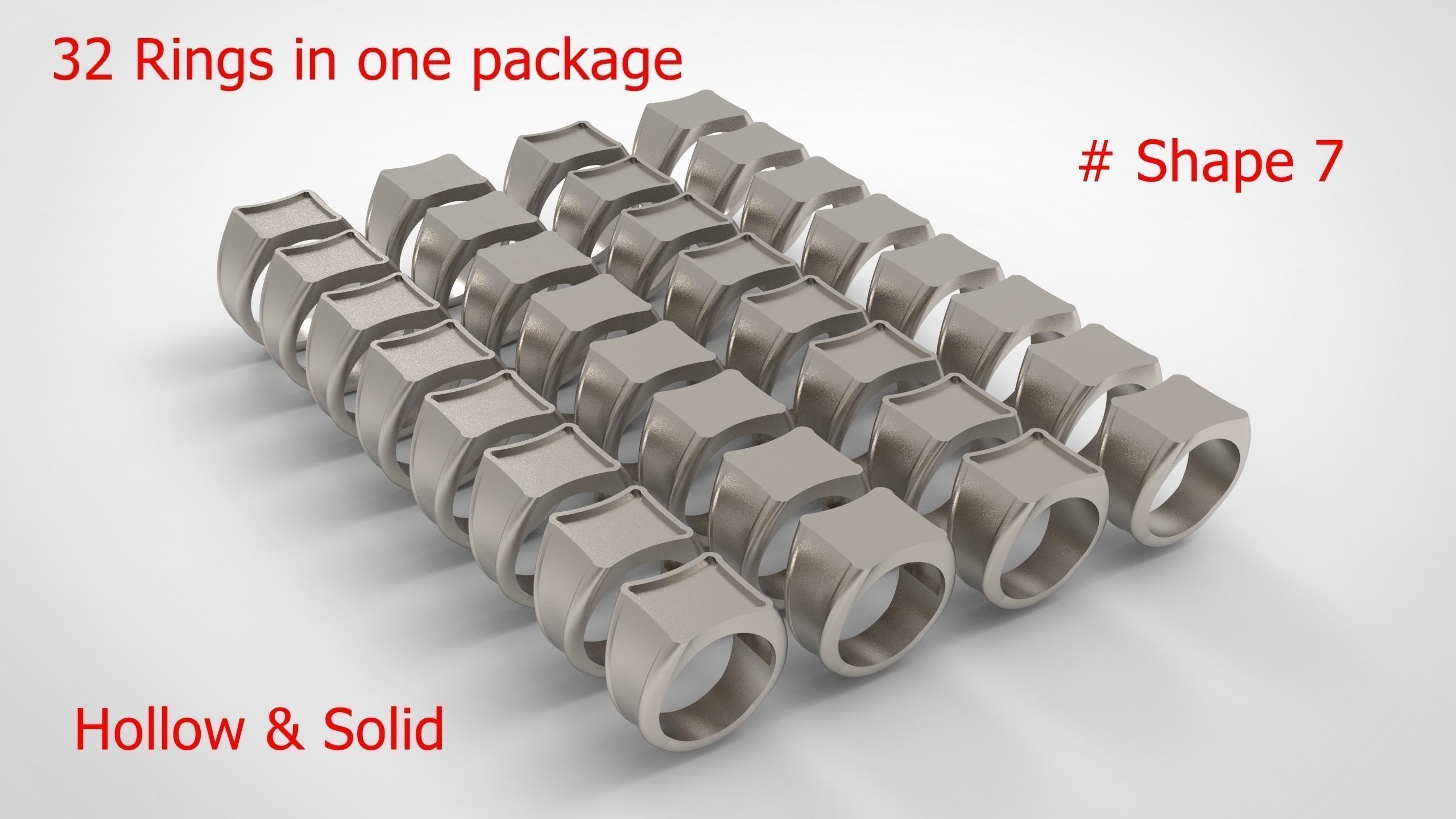 Giant Men Signet Ring Collection 1572 Rings In The Package _34