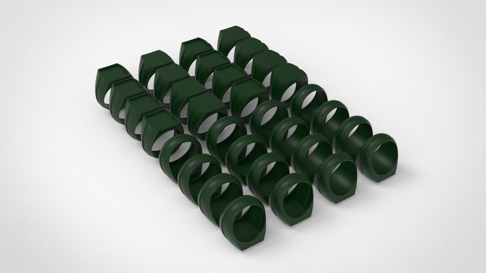 Giant Men Signet Ring Collection 1572 Rings In The Package _96