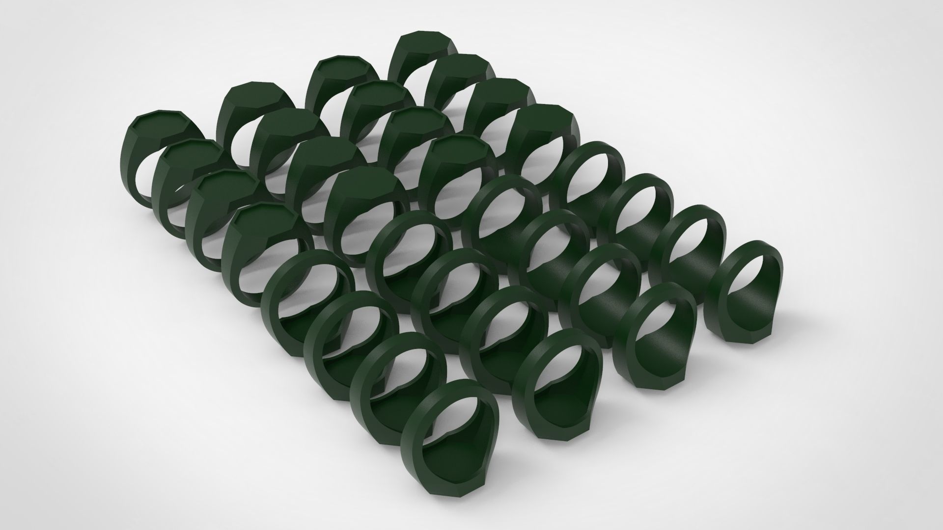 Giant Men Signet Ring Collection 1572 Rings In The Package _111