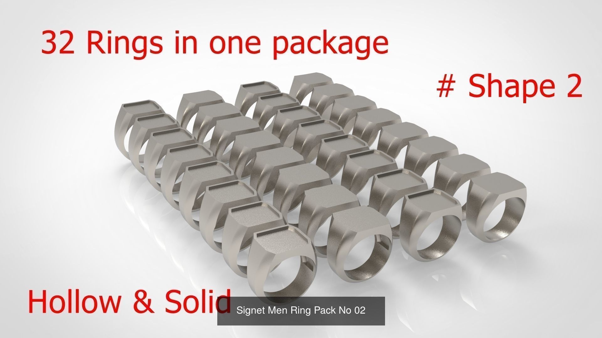 Giant Men Signet Ring Collection 1572 Rings In The Package _13