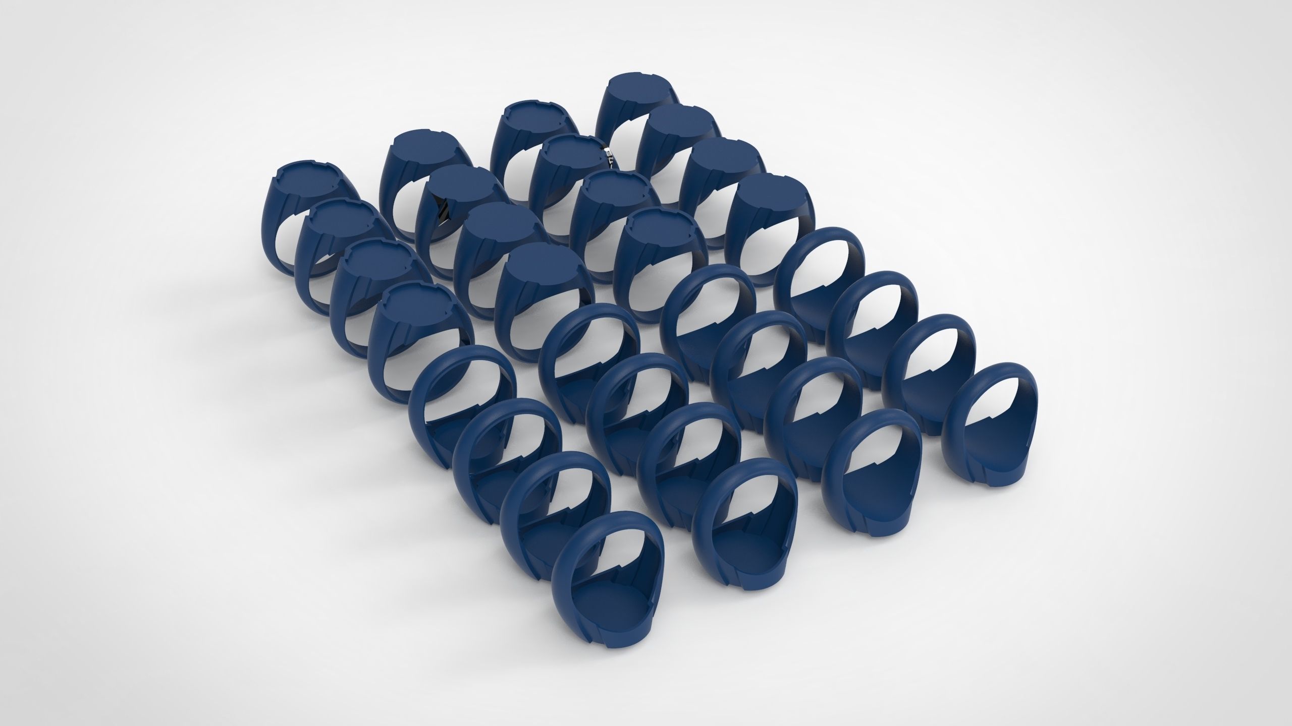 Giant Men Signet Ring Collection 1572 Rings In The Package _60