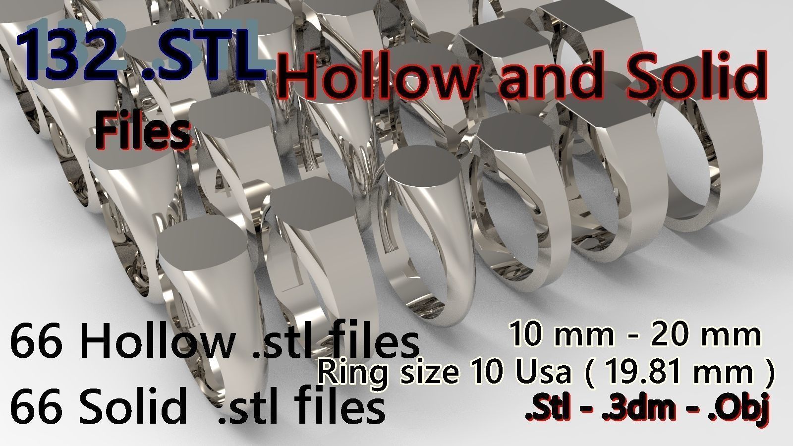 Giant Men Signet Ring Collection 1572 Rings In The Package _140