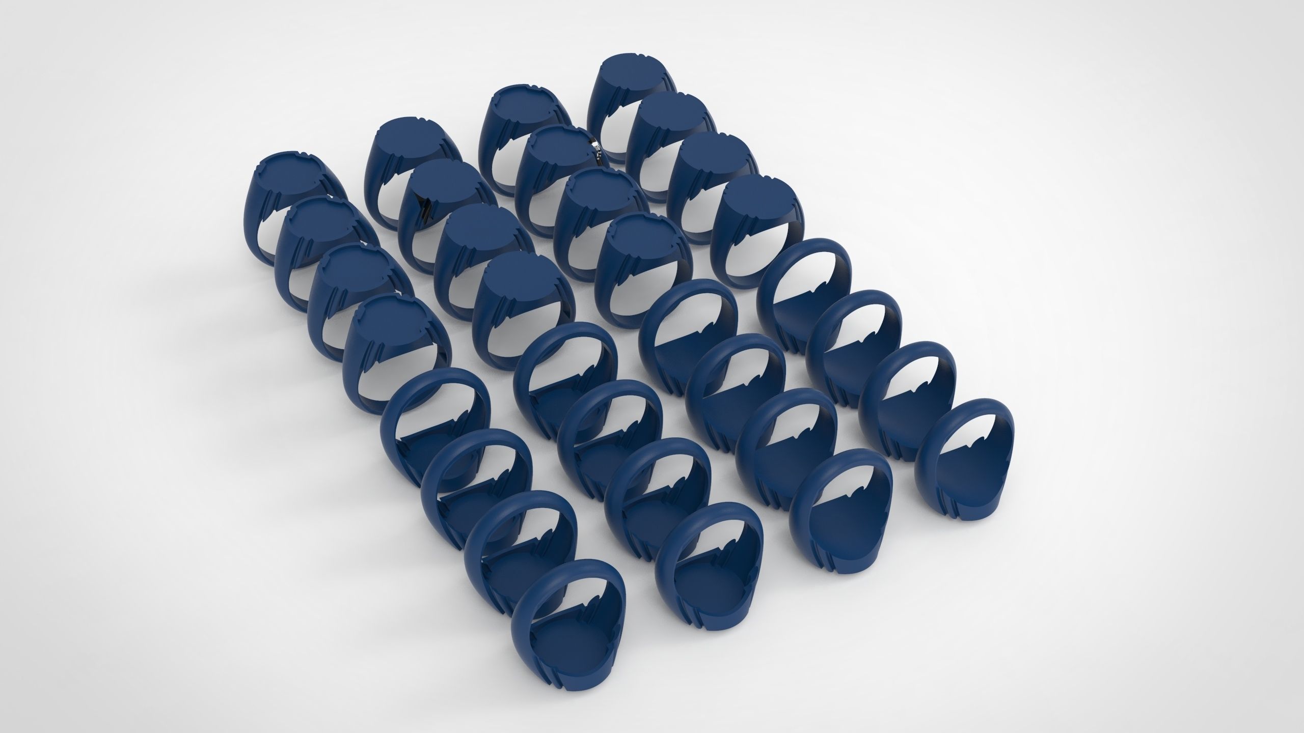 Giant Men Signet Ring Collection 1572 Rings In The Package _64