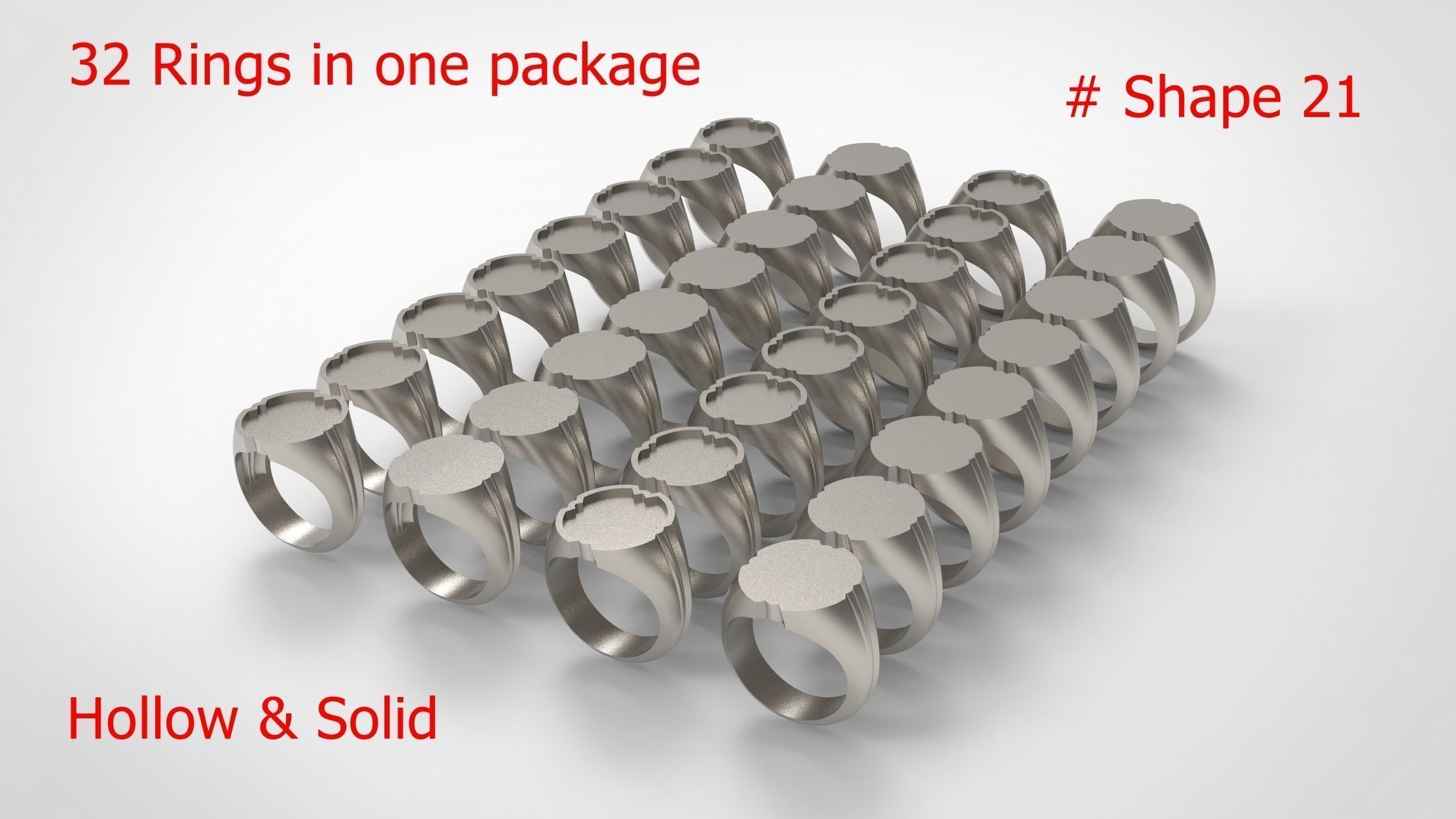 Giant Men Signet Ring Collection 1572 Rings In The Package _82